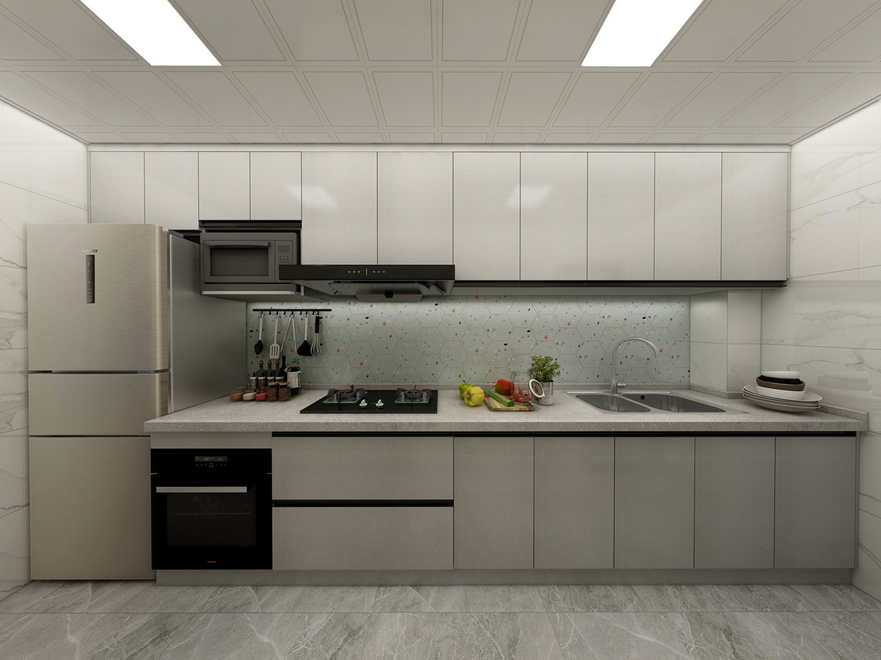 银娱优越会生态板全屋定制-现代简约气概衣柜