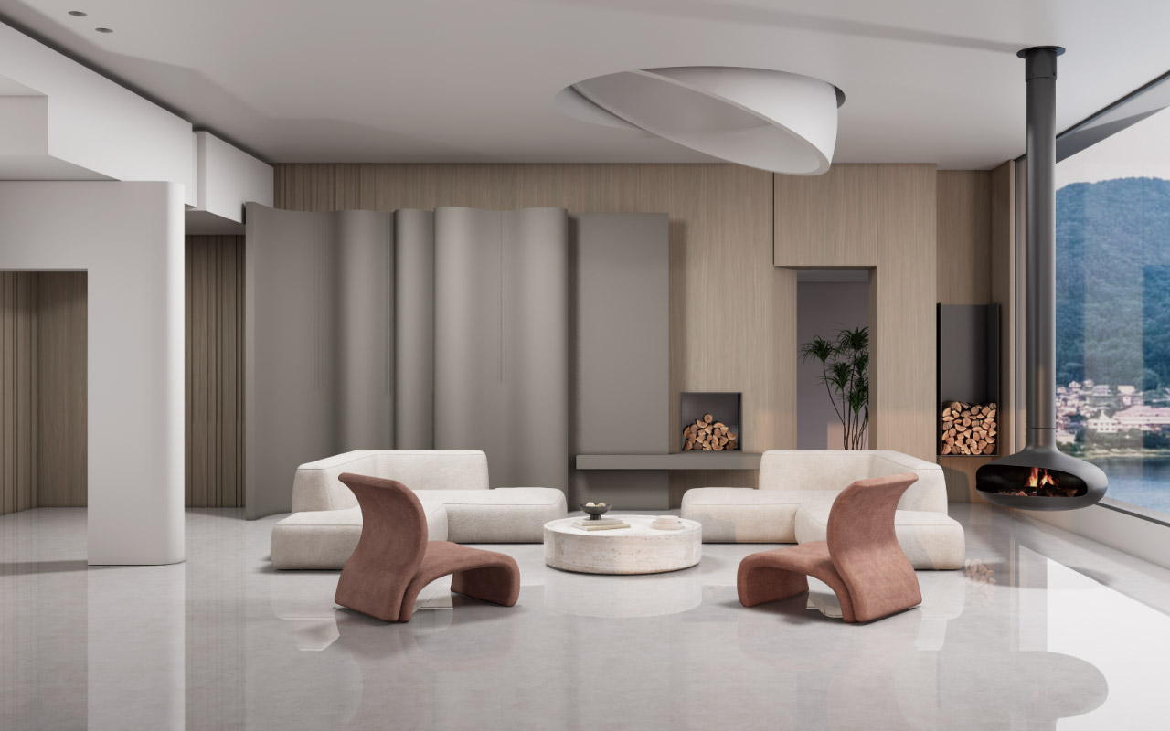 黑海胡桃生态板-板材全屋定制案例