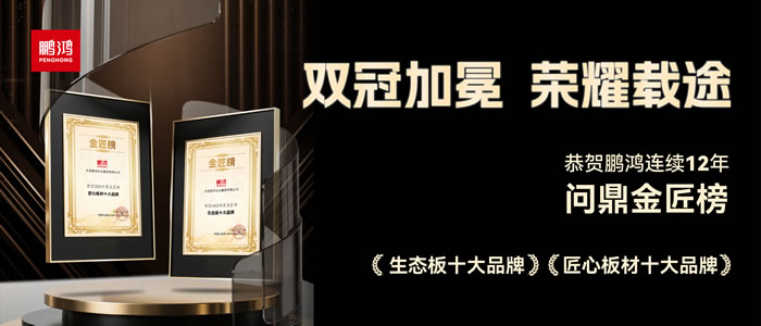 双料冠军——银娱优越会再度问鼎生态板十大品牌、匠心板材十大品牌
